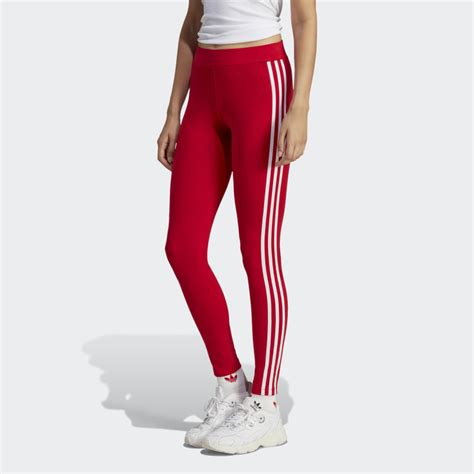 adidas leggins rot drei streifen|adidas 3.